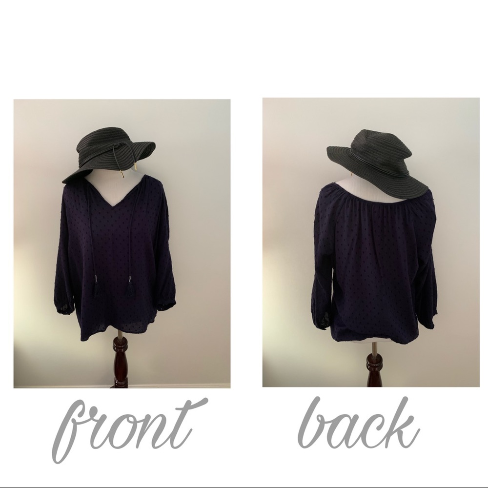 Navy blue Merona blouse